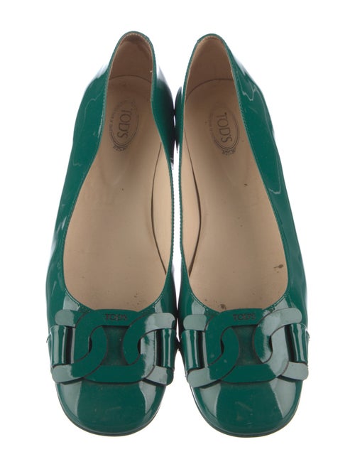 Tod's Patent Leather Ballet Flats