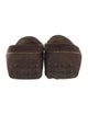 Tod's Suede Crystal Embellishments Loafers