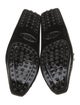 Tod's Patent Leather Bow Accents Loafers