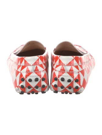 Tod's Leather Printed Ballet Flats