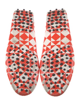 Tod's Leather Printed Ballet Flats