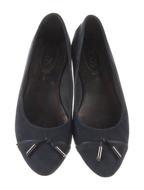 Tod's Suede Studded Accents Flats
