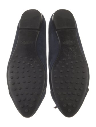 Tod's Suede Studded Accents Flats