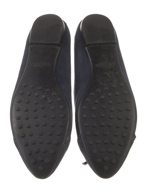 Tod's Suede Studded Accents Flats