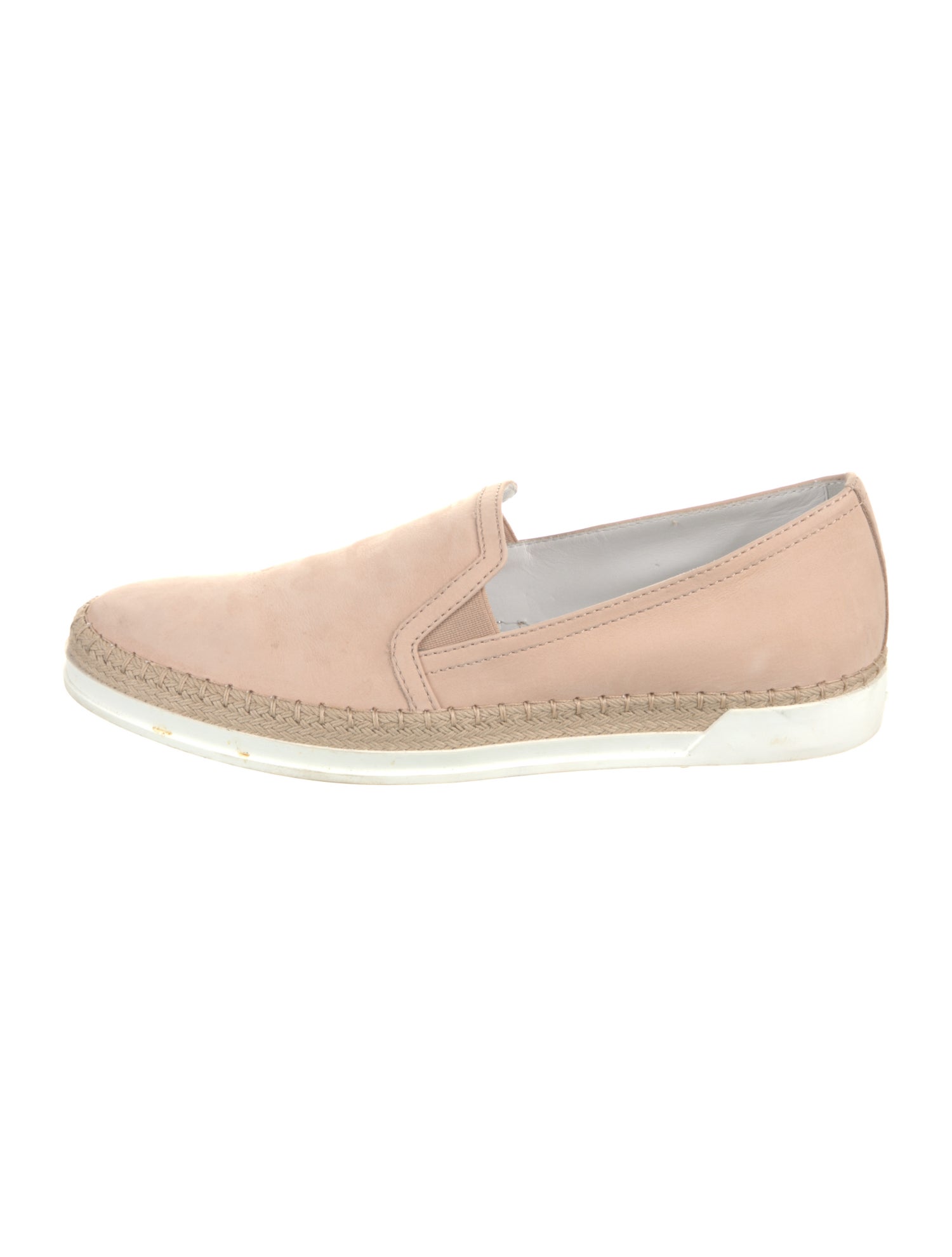Tod's Leather Colorblock Pattern Espadrille Sneakers