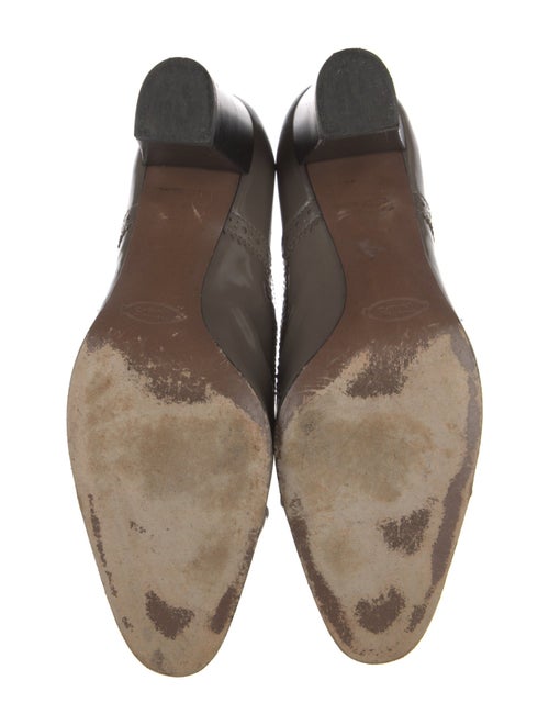 Tod's Patent Leather Lace-Up Boots