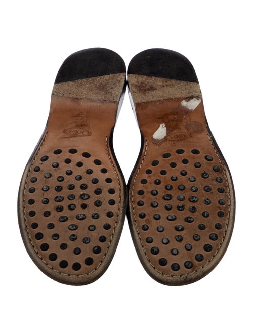 Tod's Leather Sequin Embellishments Slides