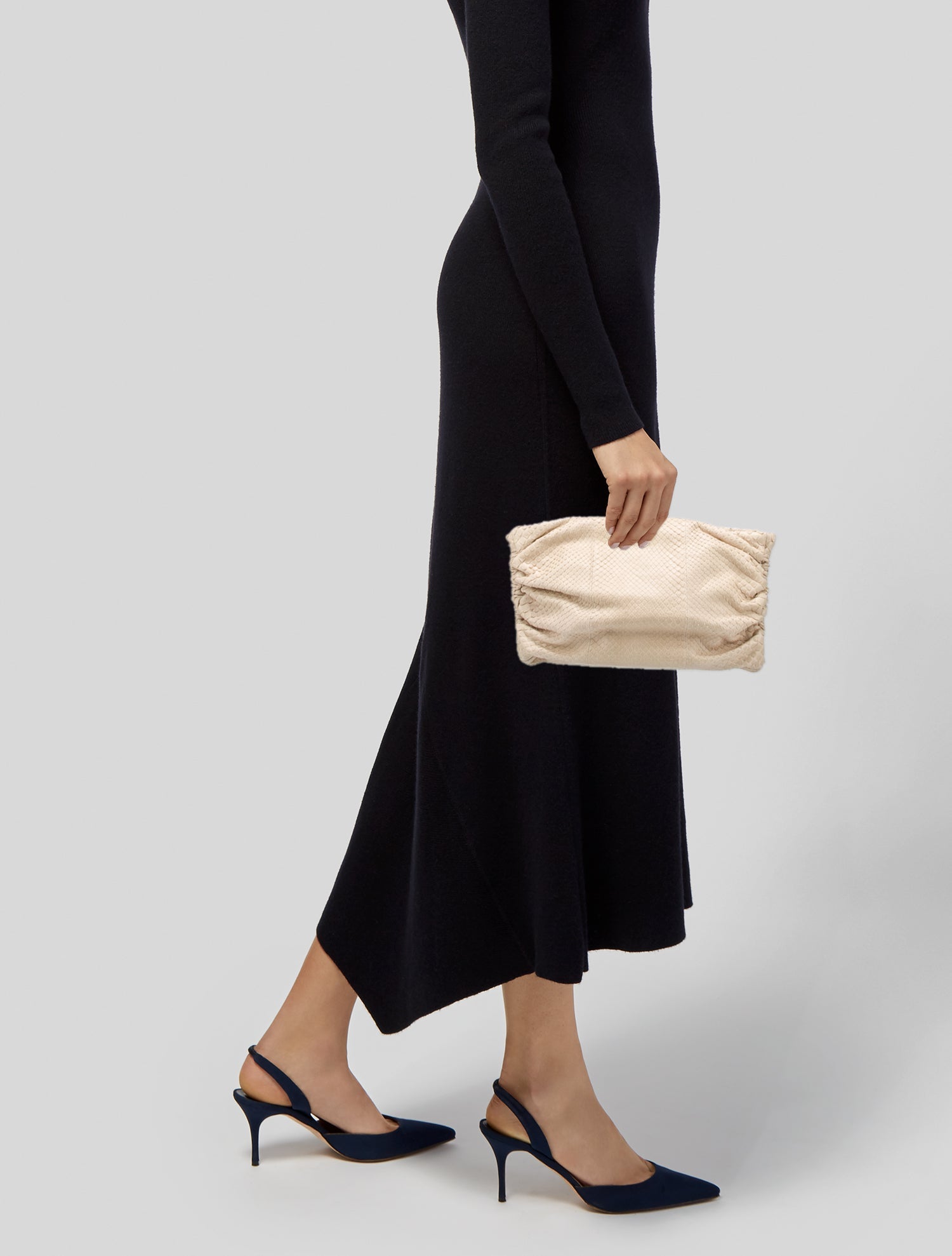 Tod's Snakeskin Clutch