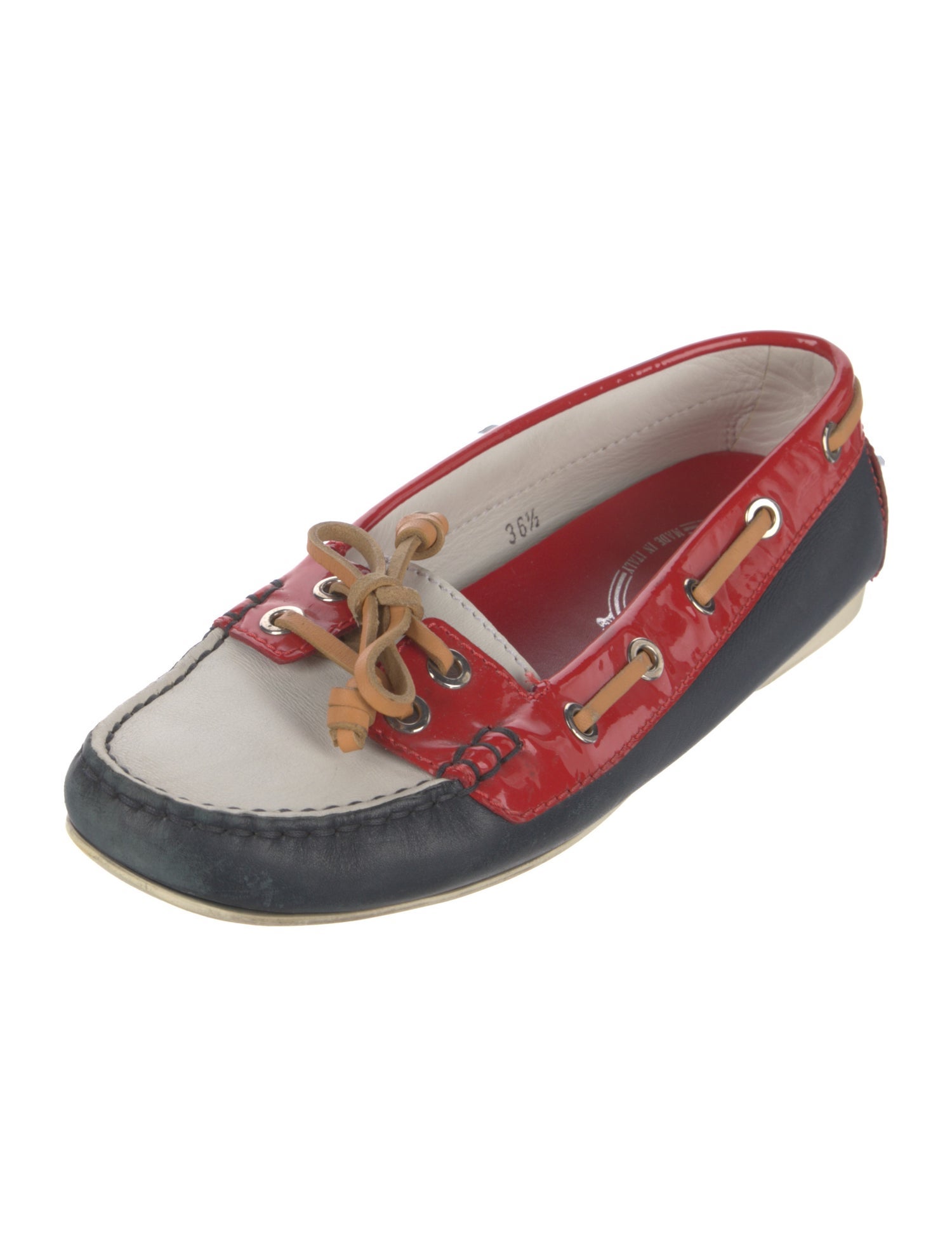 Tod's Leather Printed Moccasins