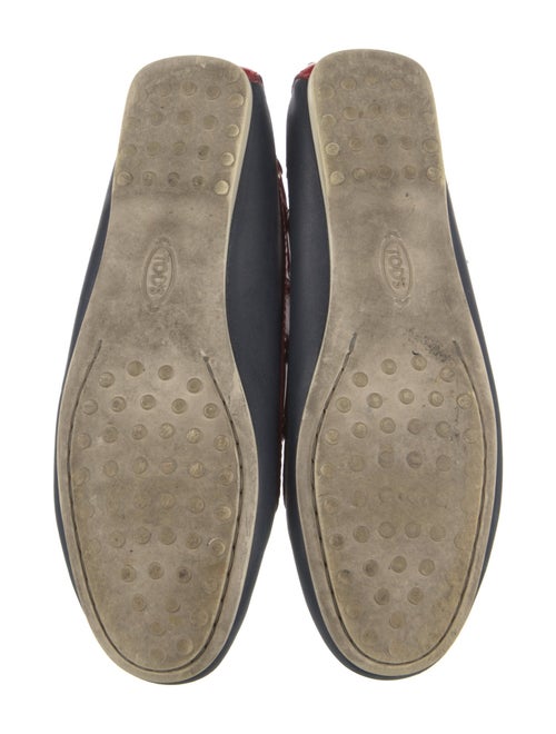 Tod's Leather Printed Moccasins