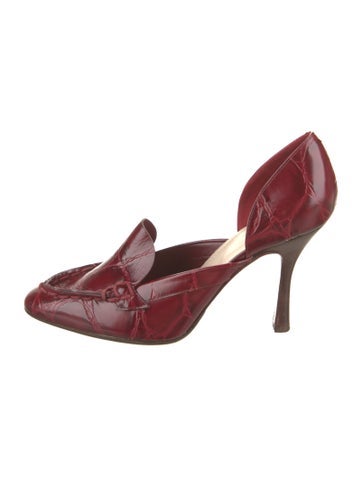 Tod's Pumps Embossed Leather D'Orsay IT 40 | 10