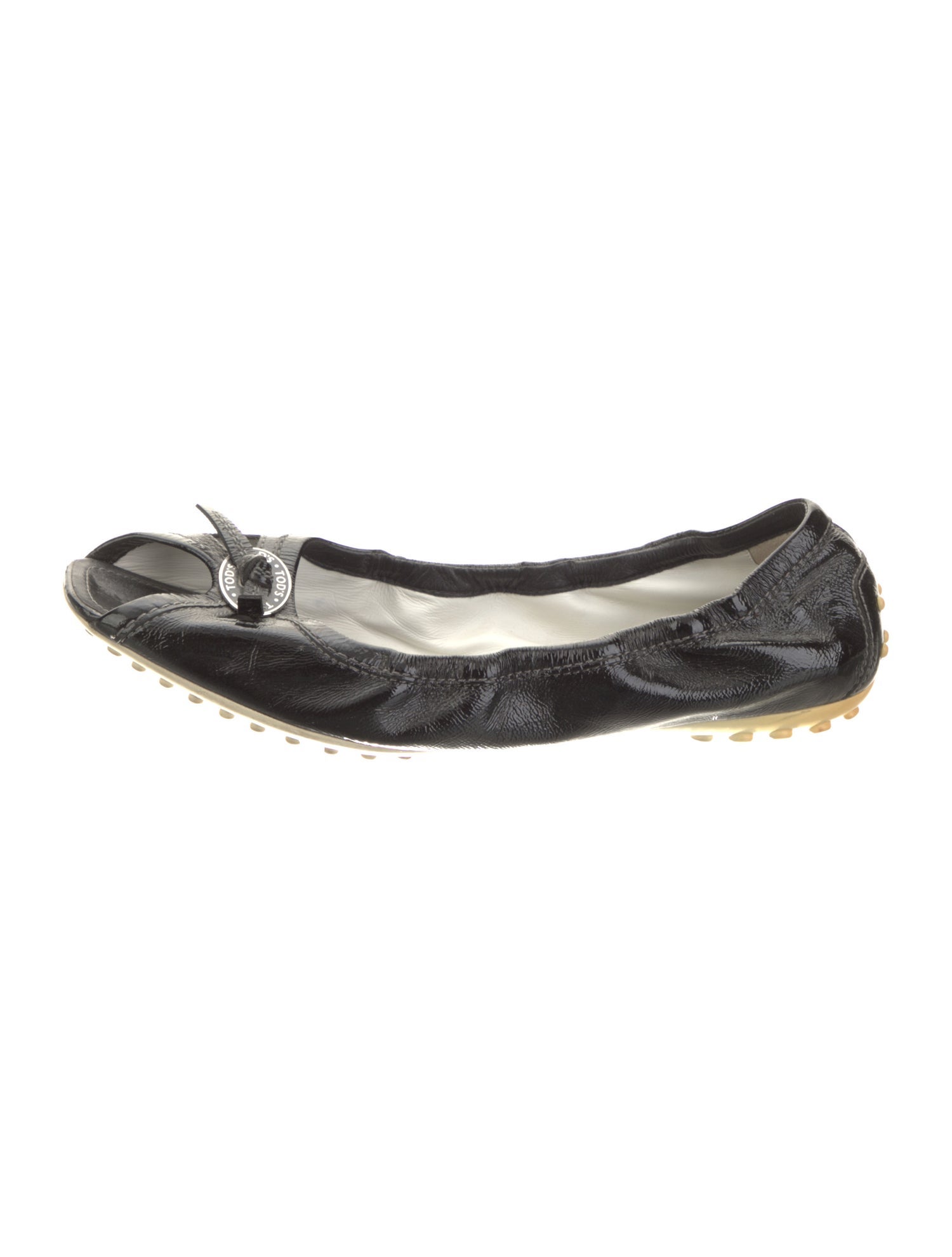 Tod's Patent Leather Ballet Flats