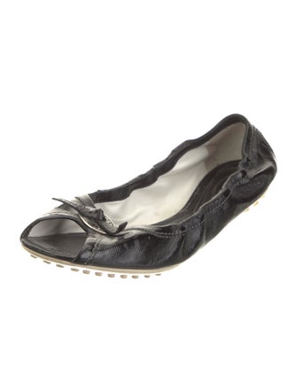 Tod's Patent Leather Ballet Flats