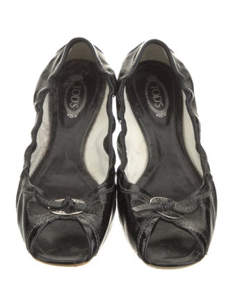 Tod's Patent Leather Ballet Flats