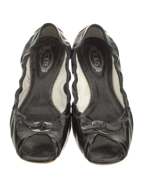 Tod's Patent Leather Ballet Flats