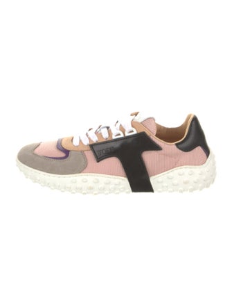 Tod's Mesh Colorblock Pattern Sneakers