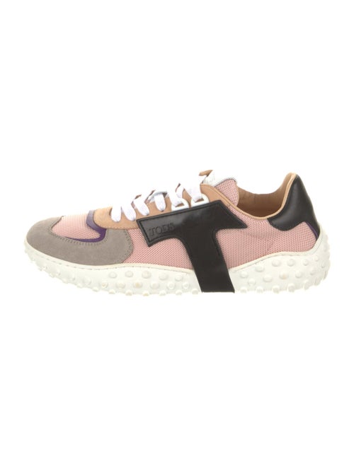 Tod's Mesh Colorblock Pattern Sneakers