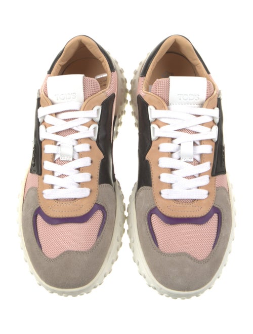 Tod's Mesh Colorblock Pattern Sneakers