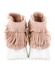 Tod's Suede Fringe Trim Accent Sneakers