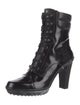 Tod's Patent Leather Lace-Up Boots