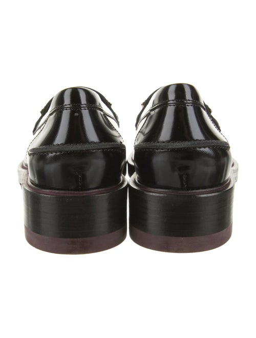 Tod's Leather Whipstitch Trim Loafers