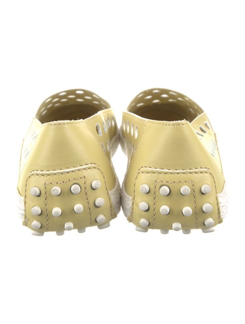 Tod's Leather Lasercut Accents Flats