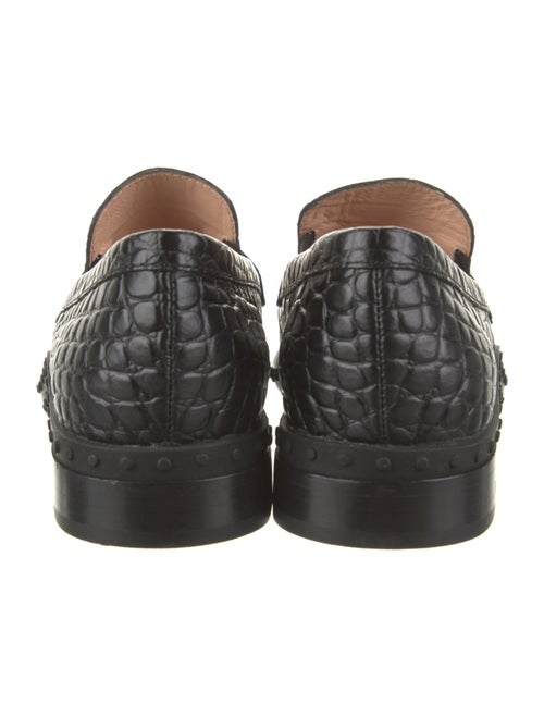 Tod's Embossed Leather Loafers