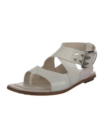 Tod's Patent Leather Slingback Sandals
