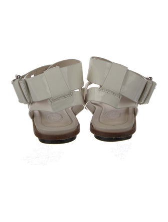 Tod's Patent Leather Slingback Sandals