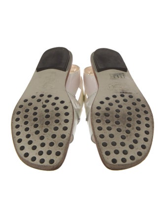 Tod's Patent Leather Slingback Sandals