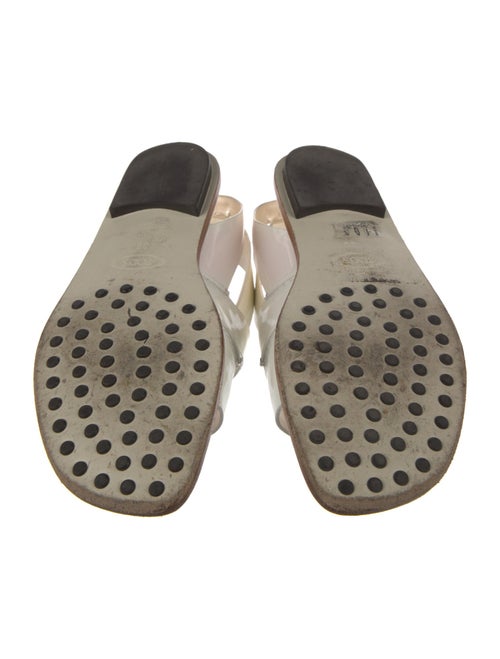 Tod's Patent Leather Slingback Sandals