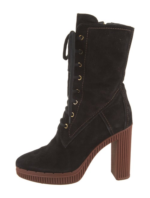 Tod's Suede Lace-Up Boots