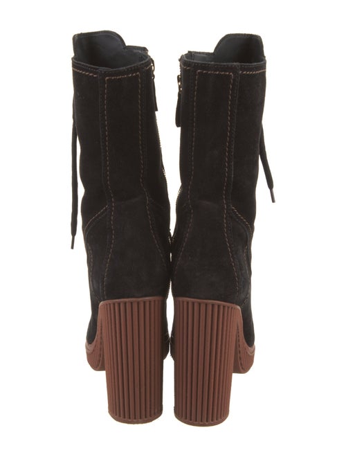 Tod's Suede Lace-Up Boots