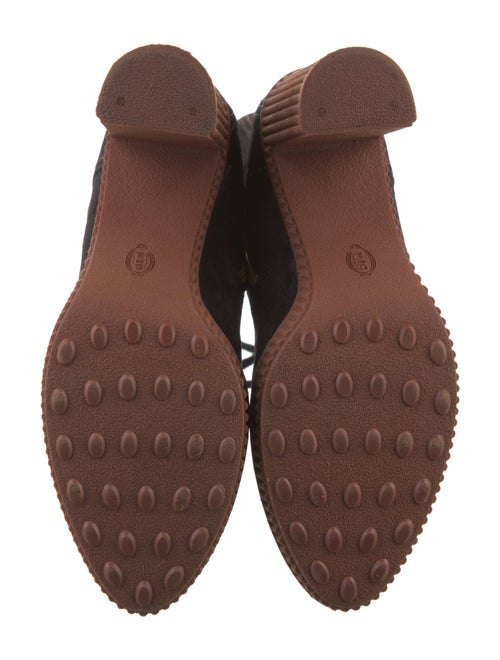 Tod's Suede Lace-Up Boots