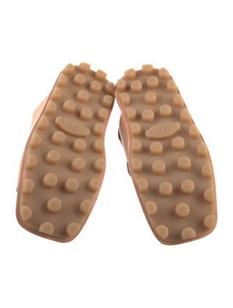 Tod's Leather Slingback Sandals