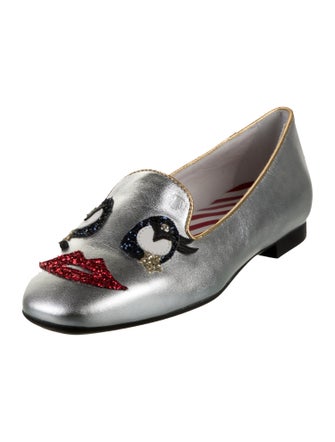 Tod's Leather Printed Loafers