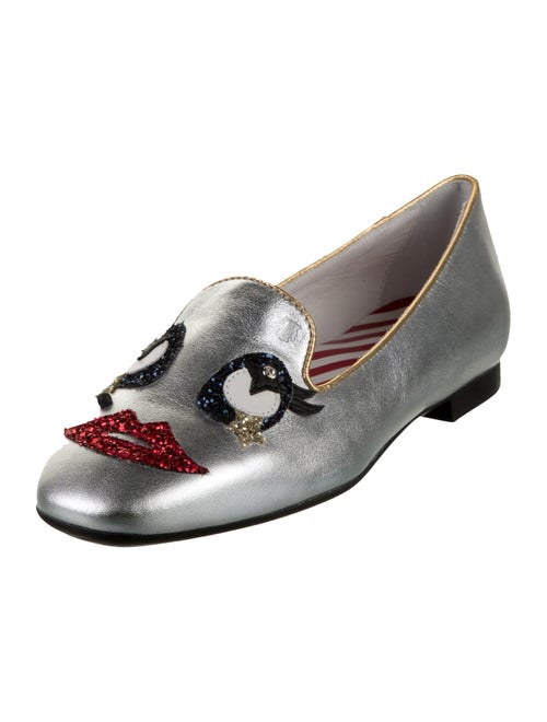 Tod's Leather Printed Loafers