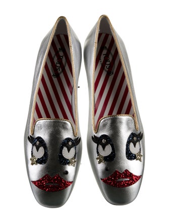 Tod's Leather Printed Loafers