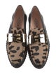 Tod's Patent Leather Animal Print Loafers