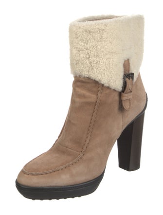 Tod's Suede Printed Boots