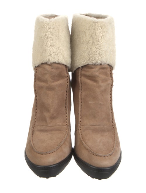 Tod's Suede Printed Boots