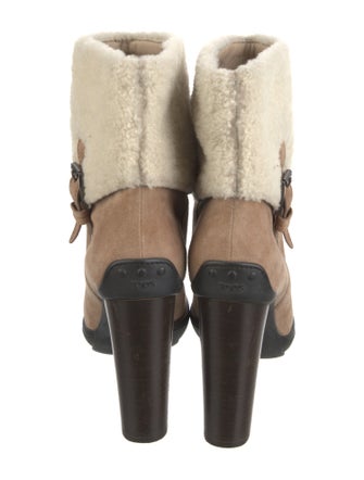 Tod's Suede Printed Boots