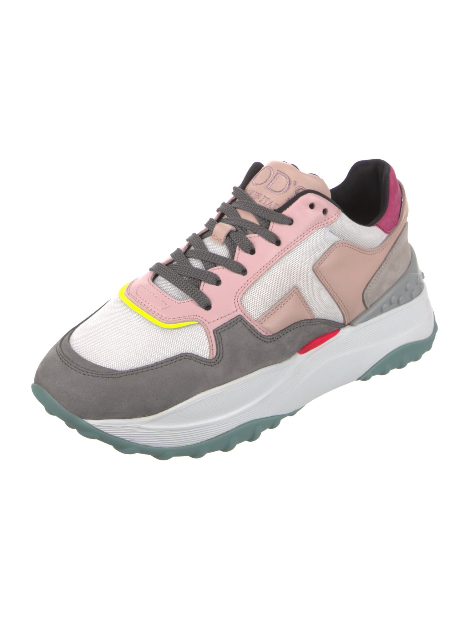 Tod's Leather Printed Chunky Sneakers