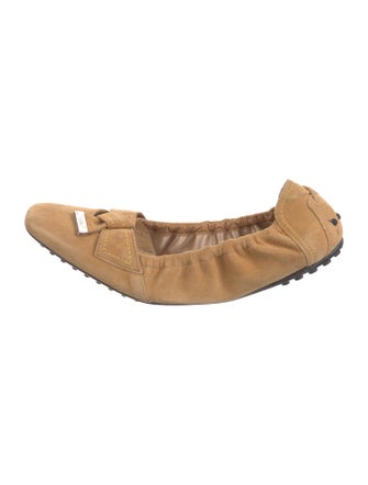 Tod's Suede Ballet Flats