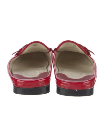 Tod's Canvas Leather Trim Embellishment Mules