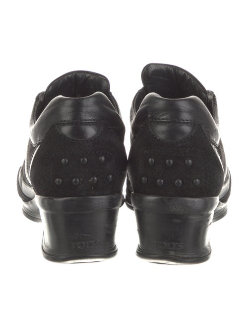 Tod's Suede Wedge Sneakers