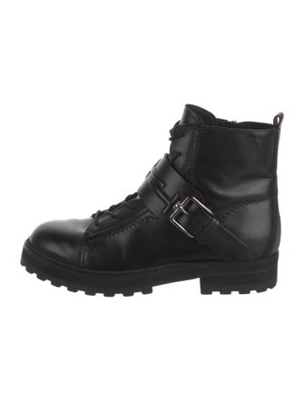 Tod's Leather Combat Boots