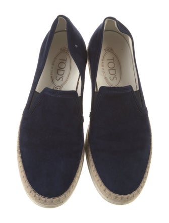 Tod's Suede Espadrille Sneakers