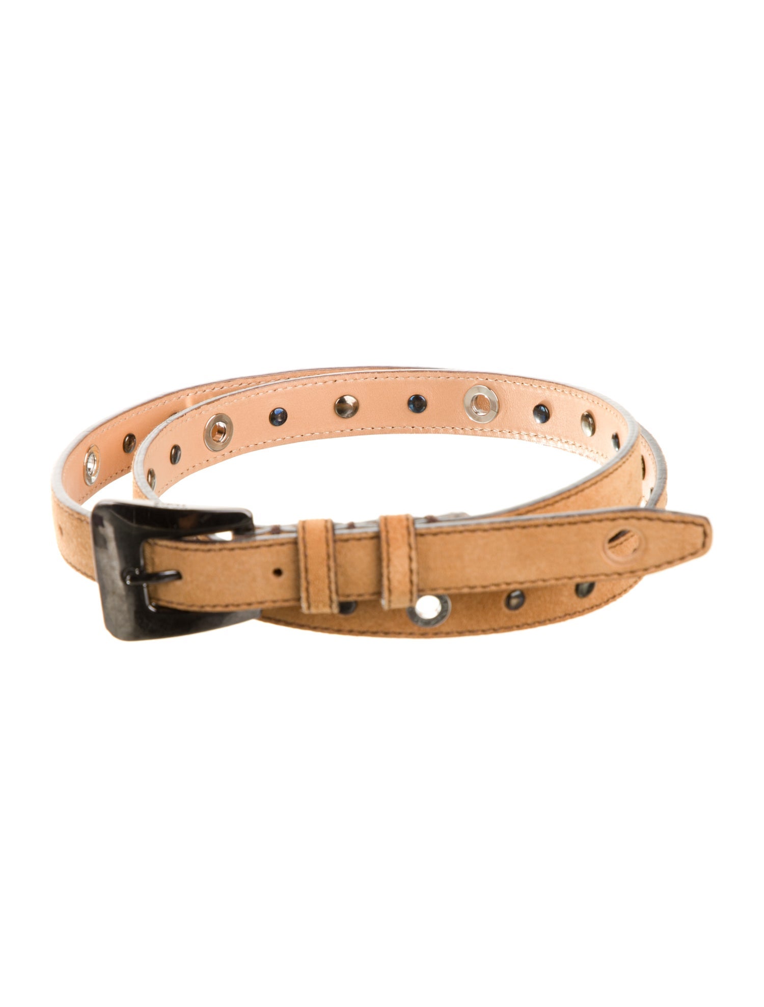 Tod's Skinny Suede Belt