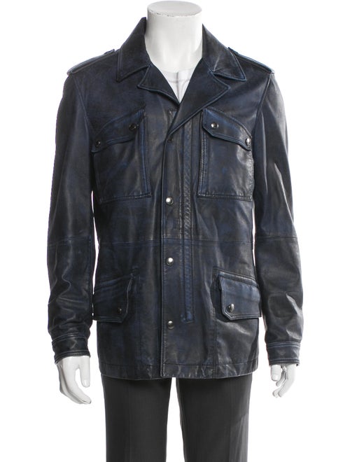 Tod's Plaid Print Utility Jacket